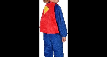 Dc Comics Verkleedpak Superman Jongens Blauw 2-delig Maat 86