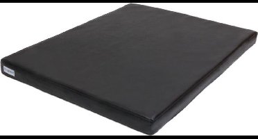 Topmast HOndenkussen Benchkussen Leatherlook zwart.-maat 5-105x70cm