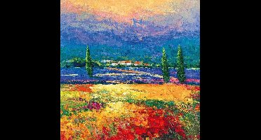 Kunstdruk Madjid - Provence II 70x70cm