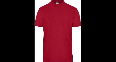 James and Nicholson Heren Organisch Katoenen Stretch T-Shirt (Rood)
