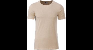 James and Nicholson - Heren Standaard T-Shirt (Beige)