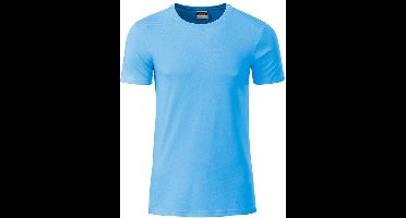 James and Nicholson - Heren Standaard T-Shirt (Hemelsblauw)