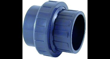 Cepex PVC 3 delige koppeling met O-ring 50 mm