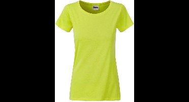 James and Nicholson Dames/dames Basic Organic Katoenen T-Shirt (Zuurgeel)