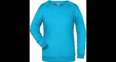 James And Nicholson Dames/dames Basic Sweatshirt (Turquoise)