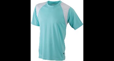 James and Nicholson Kinderen/Kinderen Junior Running Top (Muntgroen/wit)