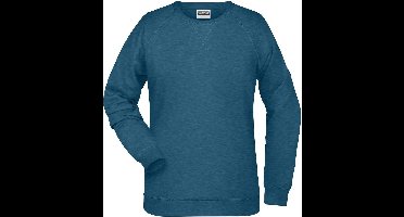James and Nicholson Dames/dames Raglan Sweatshirt met lange mouwen (Benzine Melange)