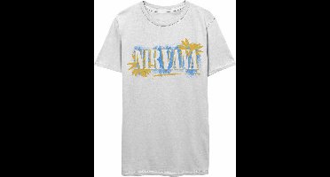 Nirvana - All Apologies Heren T-shirt - S - Wit