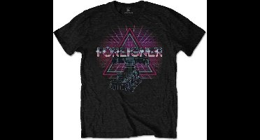 Foreigner - Neon Guitar Heren T-shirt - M - Zwart