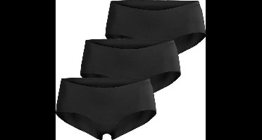 Bjorn Borg 3-pack dames Hipster Performance - Black Beauty - Naadloos dames ondergoed - 44 - Zwart