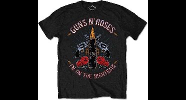 Guns N' Roses - Night Train Heren T-shirt - S - Zwart