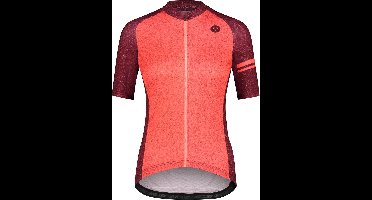 AGU Melange Fietsshirt Essential Dames - Rood - M