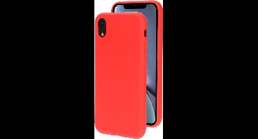 Mobiparts Silicone Cover geschikt voor Apple iPhone XR Scarlet - Rood