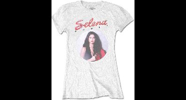 Selena Gomez - 80's Glam Dames T-shirt - L - Wit