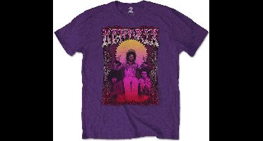 Jimi Hendrix - Karl Ferris Wheel Heren T-shirt - L - Paars