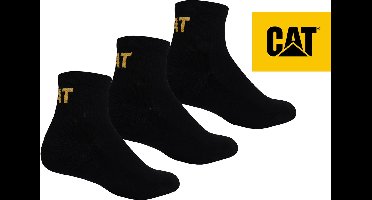 Quarter werksokken 3 paar – Black – 47-50