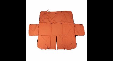 duvoplus Trail Achterbankhoes - Autohoes Hond Achterbank - Water- en Vuilafstotend Oxford Stof - 205x145cm - Oranje
