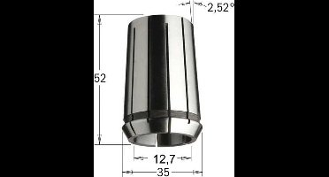 CMT - Precisie spantang ( Din 6388 EOC-25 ) - Frees hulpstuk - Snijgereedschappen - Groeffrees - 1 Stuk(s)
