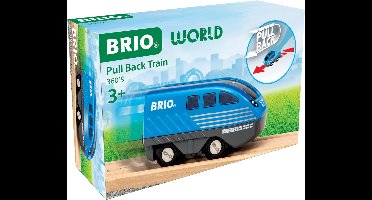 BRIO Pull Back Trein - World speelgoed zonder batterijen - 36019