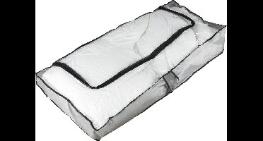 HI opbergtas/beschermhoes beddengoed/kleding - voor onder bed - 102 x 45 x 15 cm