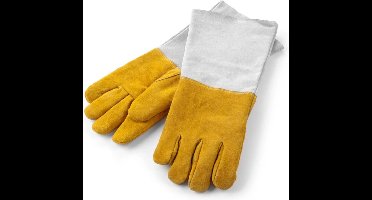 HENDI Leren barbecue handschoenen 2 stuks, 460 mm en hittebestendig