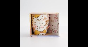 Tokyo Design Studio – Kawaii Mok – Kat – Roze – 380 ml – Geschenkdoos