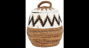 Safaary - The Little Bay Beach Basket - Natural White - M