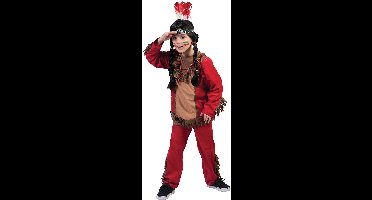 Indiaans jongen kostuum Red Hawk elite - Maat 164