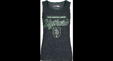 Harry Potter Slytherin - Pride Ambition Cunning Dames Top - antraciet - S