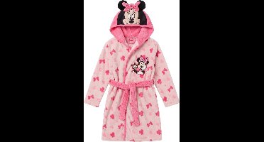 Minnie Mouse Badjas - Maat 110/116 - Roze - Kind - Polyester