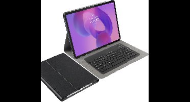 Just in Case tablet Hoes met Toetsenbord geschikt voor Lenovo Yoga Tab Plus - AZERTY Bluetooth Keyboard Case - Zwart