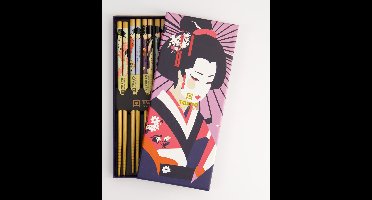 Tokyo Design Studio – Eetstokjes – Cadeauset/5 – Geisha