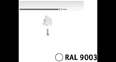 Paulmann 95642 230V-railsysteemcomponenten Eindvoeding Signaalwit