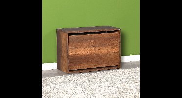 Skye Decor, Schoenenkast, Shc-110-Oo-1, Gemelamineerde spaanplaat, Oslo walnoot, 60 x 30 x 42 cm