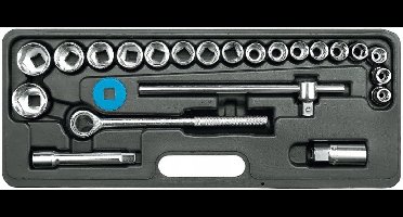 Vorel 58240 Doppenset 1/2" 8-30mm, 24 Delen