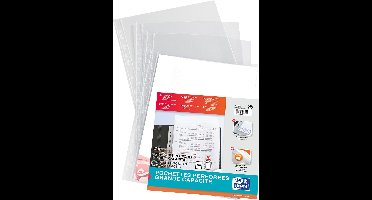Oxford documenthoezen A4 XL glashelder, super sterk, 230x300mm, 10 stuks