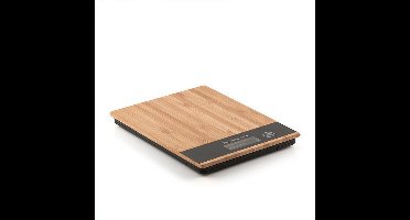 Excellent Houseware Digitale Keukenweegschaal - Bamboe - 5 kg