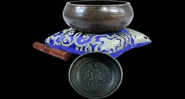 Klankschaal met Boeddha - 16cm - 1300g - M