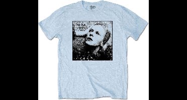 David Bowie - Hunky Dory Mono Heren T-shirt - M - Blauw