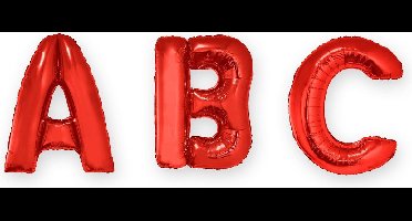 ESPA - Rode aluminium letter ballon - Rood