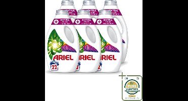 6 x Ariel – Vloeibaar Wasmiddel – Extra Color Protection – 990 ml – 22 wasbeurten - Wasstrips - Kleurbehoud Wasmiddel - Vloeibaar Wasmiddel Kleur - Wasmiddel Voor Gekleurd Was - Kleurvervaging Voorkomen - Wasmiddel Voor Donkere Kleding