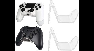 2 stuks wandhouder, hoofdtelefoonstandaard, zelfklevend, transparant, acryl, houder voor universele gaming-headsets spelconsoles