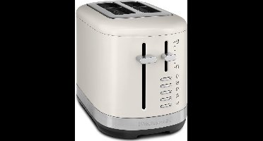 KitchenAid 5KMT2109EPL - Broodrooster - Porcelein Wit - 2 Sleuven - 1100 W - Inclusief kruimellade
