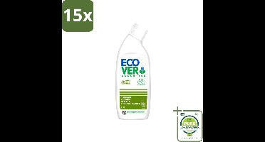 15 x Ecover - Toiletreiniger Essential - Dennenfris - 750 ml - Grootverpakking - Vaatwasstrips - Toiletreiniger - Natuurlijke Reiniging - Kalkverwijdering - Fris Geur - Dennenaroma