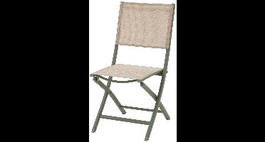 Set van 4 opvouwbare tuinstoelen van aluminium ESSENTIA