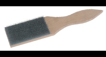 Vijlenborstel 235x40x115mm Staaldraad