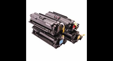 Set 4x ABC huismerk toner geschikt voor HP Laserjet Enterprise 500 color M551 M551dn M551n M551xh M570 M570dn M570dw M575 M575c M575dn M575f MFP HP 507X 507A CE400X CE401A CE402A CE403A