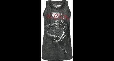 Iron Maiden Fear Of The Dark Dames Top - antraciet - M