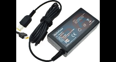 65W Laptop Oplader geschikt voor Lenovo ThinkPad X380 Yoga - Square Pin