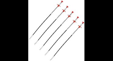KARZO - 5PCS Klauw grijper, 60cm flexibele en krachtige grijper, riool graafapparaat met grijper, vier klauw gebogen afval haar graafapparaat